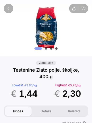 Kratke testenine, veganske