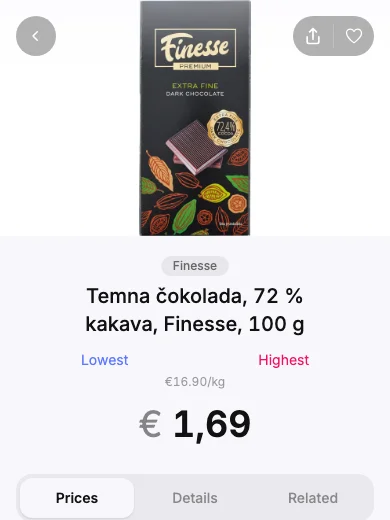 Veganska temna čokolada