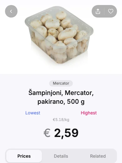 Sveži šampinjoni