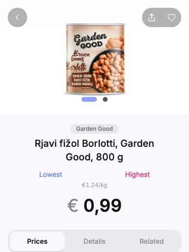 Fižol v pločevinki
