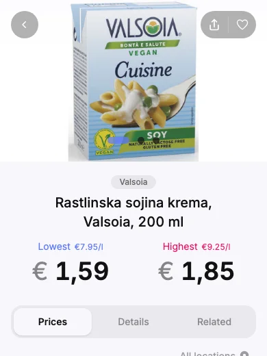 Veganska smetana za kuhanje