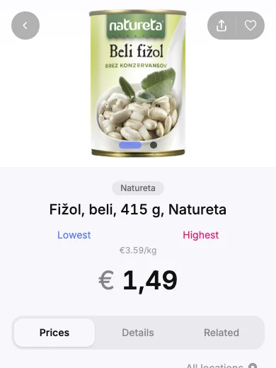 fižol v pločevinki