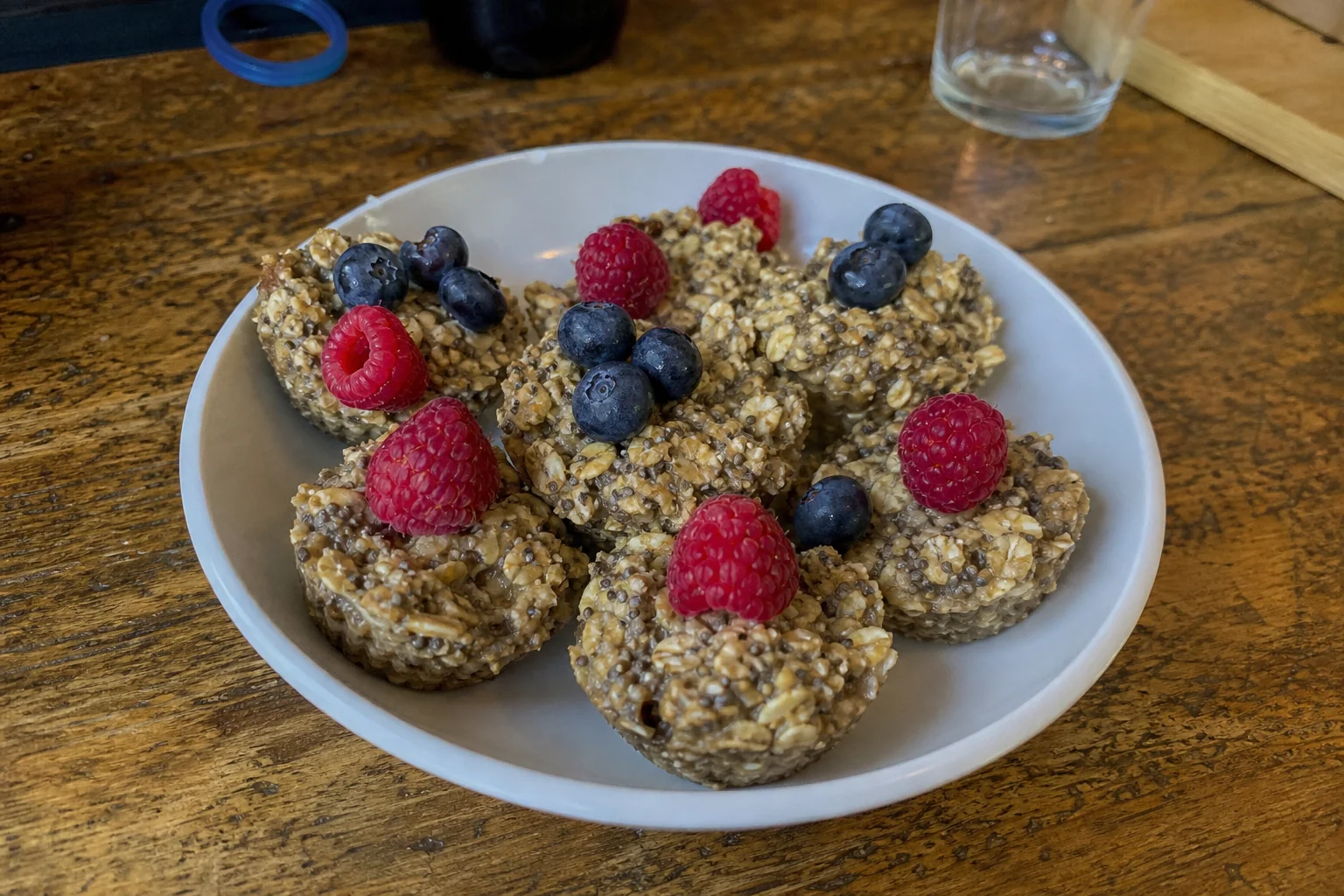 Mini fruit and oat pot for the next morning